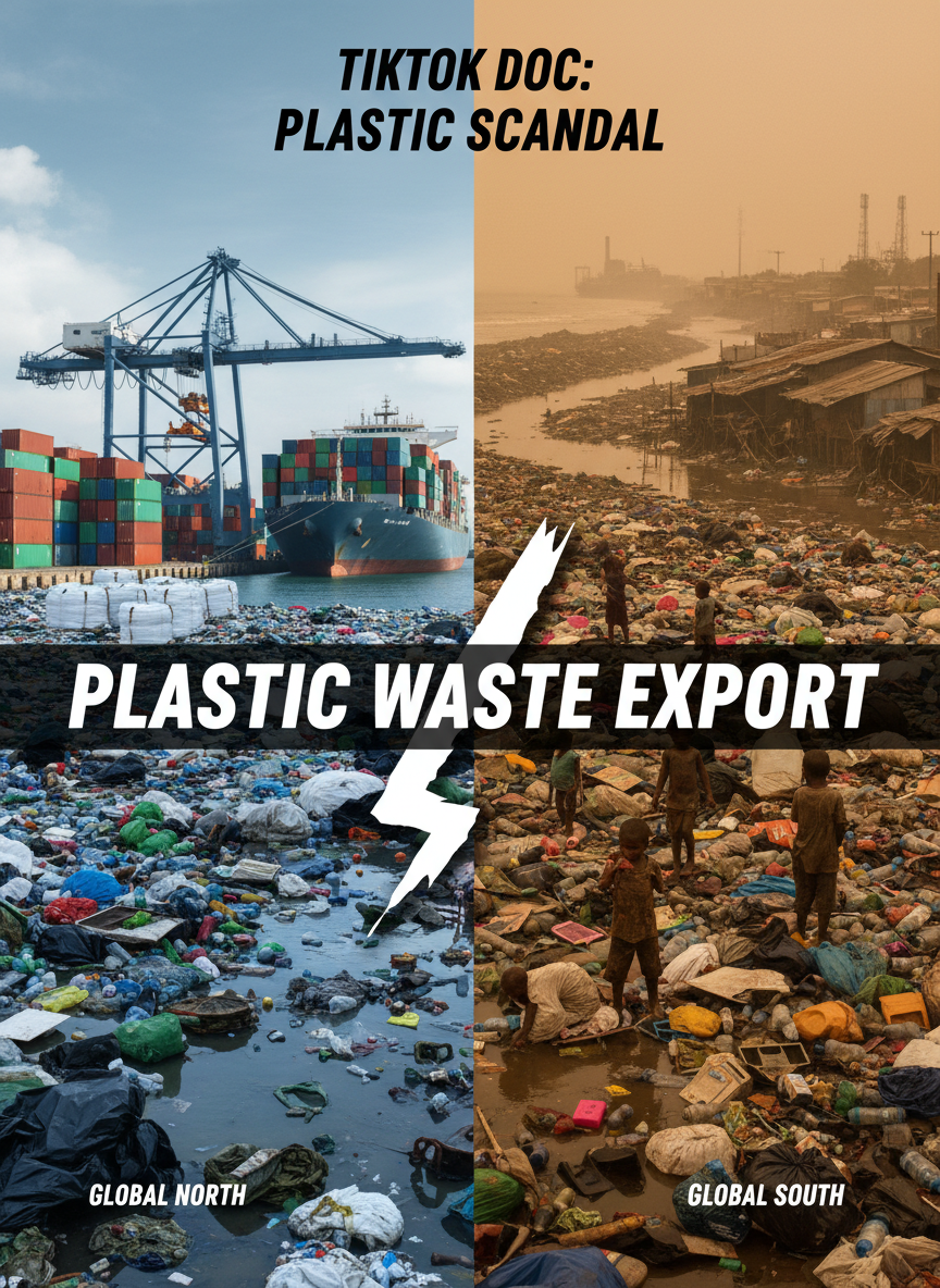 How the global north ships plastic waste to the global south — TikTok