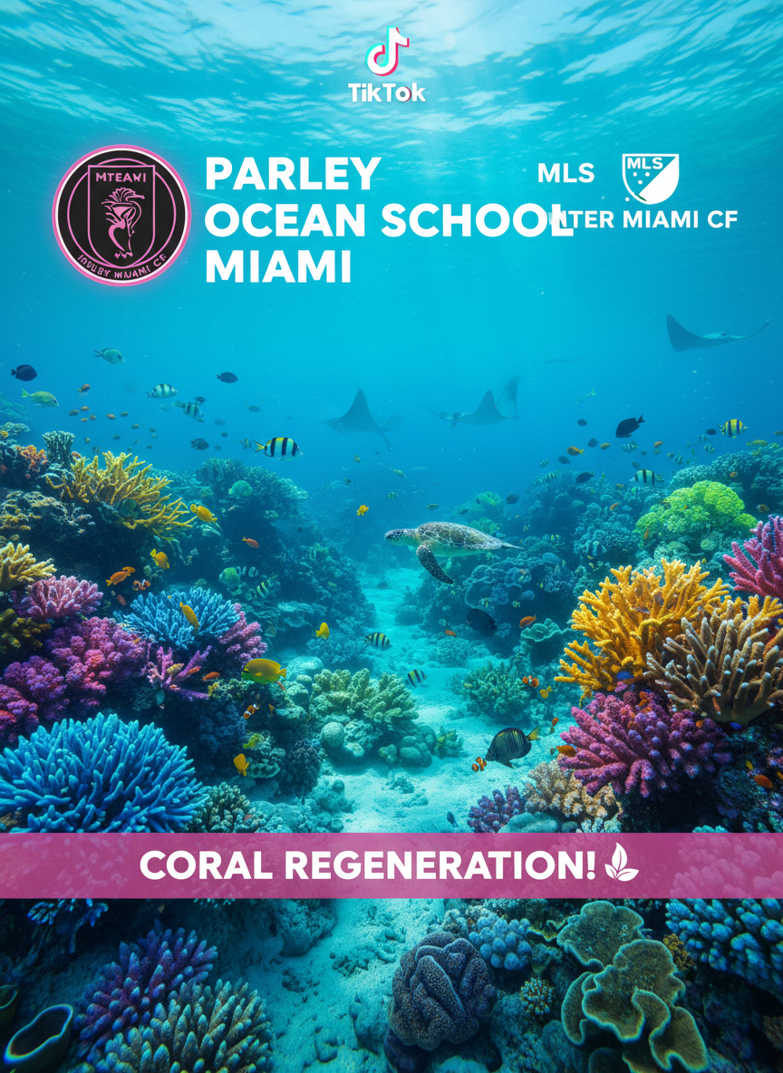 Coral regeneration — Parley Ocean School Miami in collaboration with MLS, Inter Miami and adidas